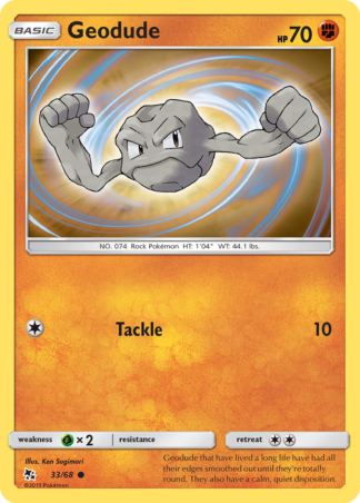 Geodude 33 / 68