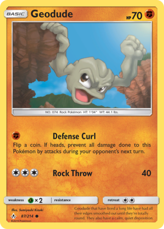 Geodude 87 / 214