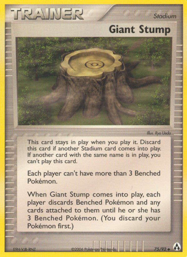 Giant Stump 75 / 92