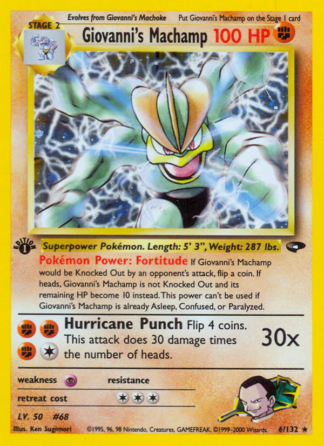Giovanni's Machamp 6 / 132