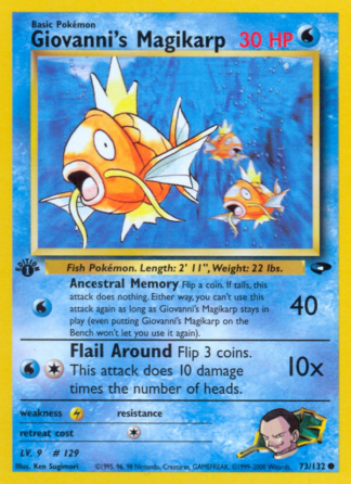 Giovanni's Magikarp 73 / 132