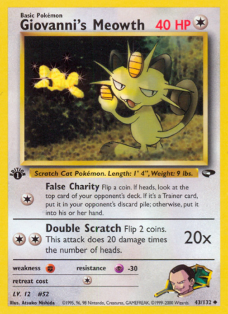 Giovanni's Meowth 43 / 132