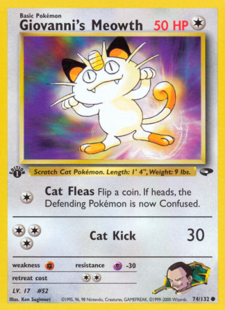 Giovanni's Meowth 74 / 132