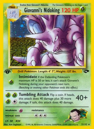Giovanni's Nidoking 7 / 132