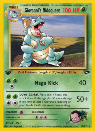 Giovanni's Nidoqueen 23 / 132