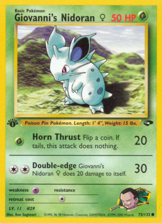 Giovanni's Nidoran ♀ 75 / 132