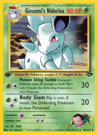 Giovanni's Nidorina 44 / 132