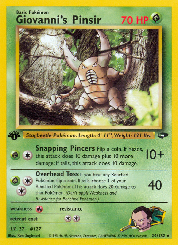 Giovanni's Pinsir 24 / 132