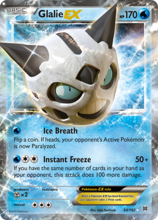 Glalie-EX 34 / 162