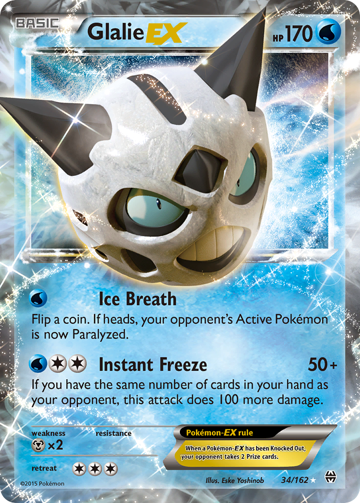 Glalie-EX 34 / 162