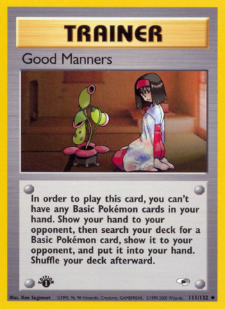 Good Manners 111 / 132