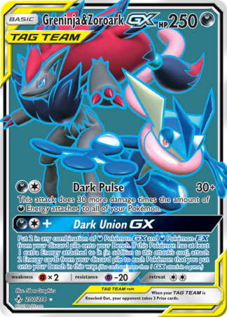 Greninja & Zoroark-GX 200 / 214