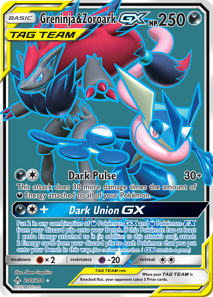Greninja & Zoroark-GX 200 / 214