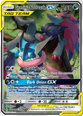 Greninja & Zoroark-GX 201 / 214