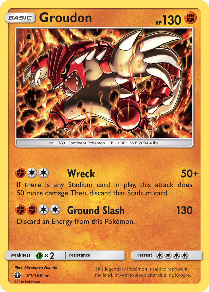 Groudon 81 / 168