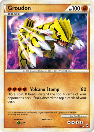 Groudon SL4 / 95