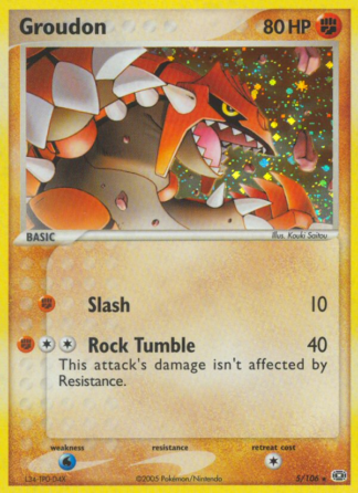 Groudon 5 / 106