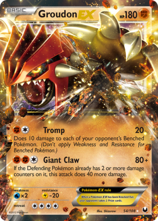 Groudon-EX 54 / 108