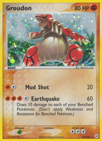 Groudon 102 / 101