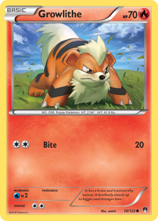 Growlithe 10 / 122