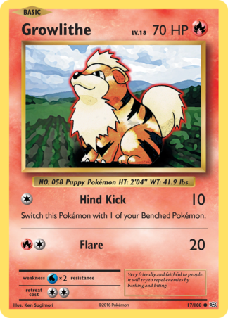 Growlithe 17 / 108