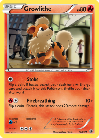 Growlithe 10 / 99