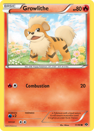 Growlithe 11 / 99