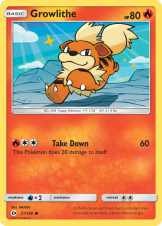 Growlithe 21 / 149