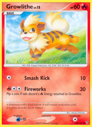 Growlithe 108 / 147