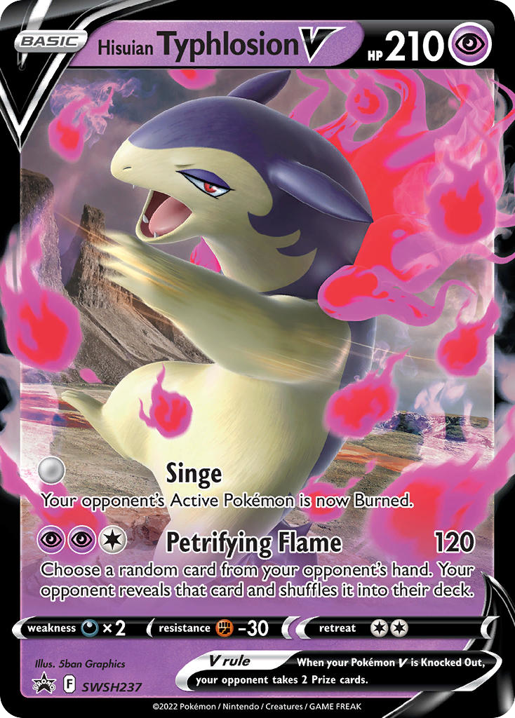 Hisuian Typhlosion V SWSH237 / 307