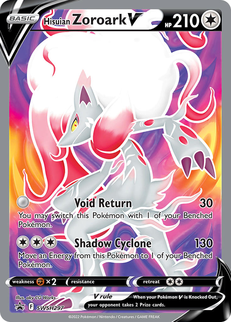 Hisuian Zoroark V SWSH297 / 307