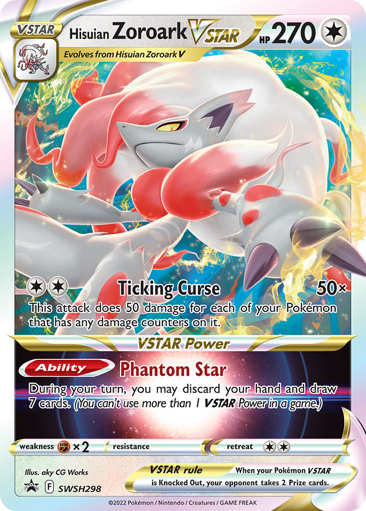 Hisuian Zoroark VSTAR SWSH298 / 307