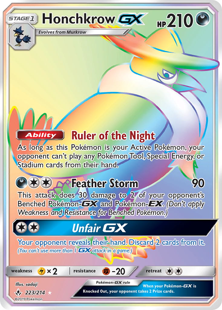 Honchkrow-GX 223 / 214