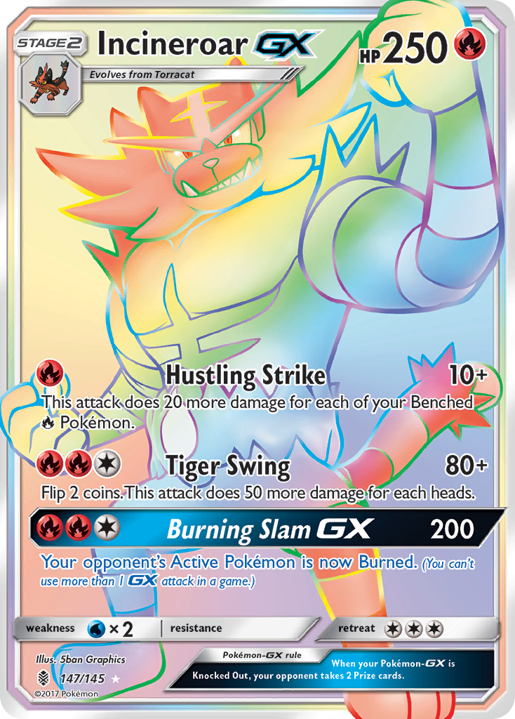 Incineroar-GX 147 / 145