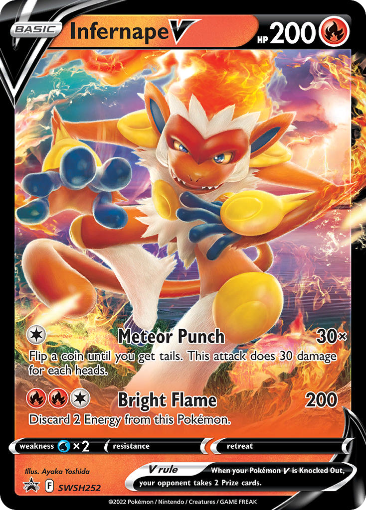 Infernape V SWSH252 / 307