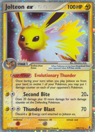 Jolteon ex 109 / 113