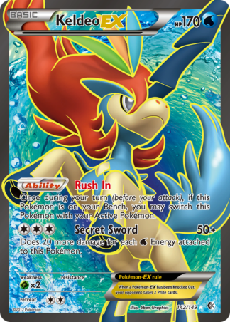 Keldeo-EX 142 / 149