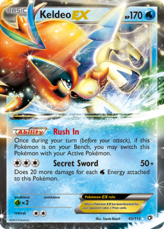 Keldeo-EX 45 / 113