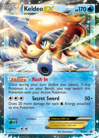 Keldeo-EX BW61 / 101