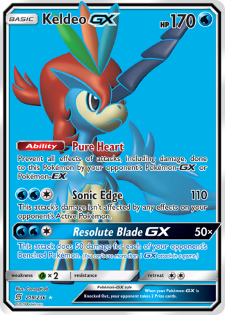 Keldeo-GX 219 / 236