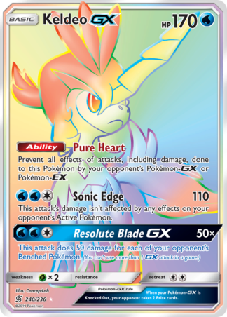Keldeo-GX 240 / 236