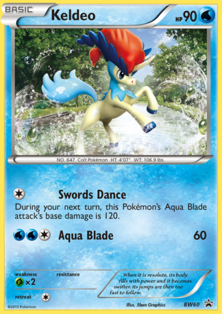 Keldeo BW60 / 101