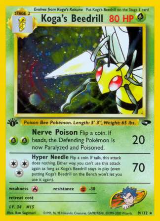 Koga's Beedrill 9 / 132