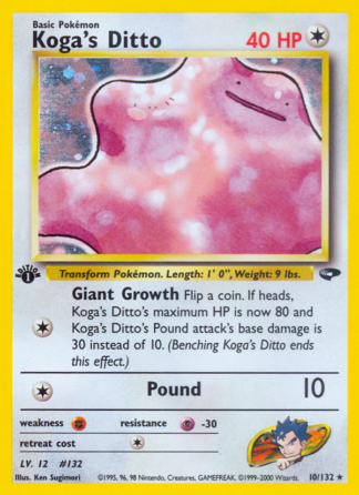Koga's Ditto 10 / 132
