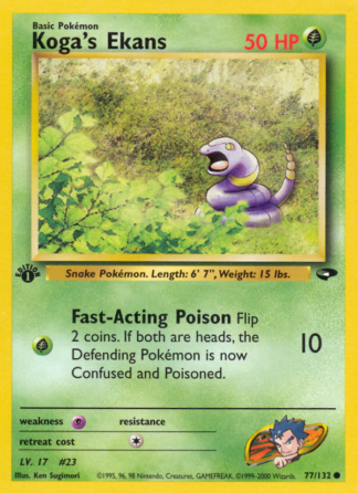 Koga's Ekans 77 / 132