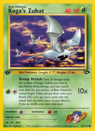 Koga's Zubat 83 / 132