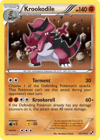 Krookodile 65 / 114