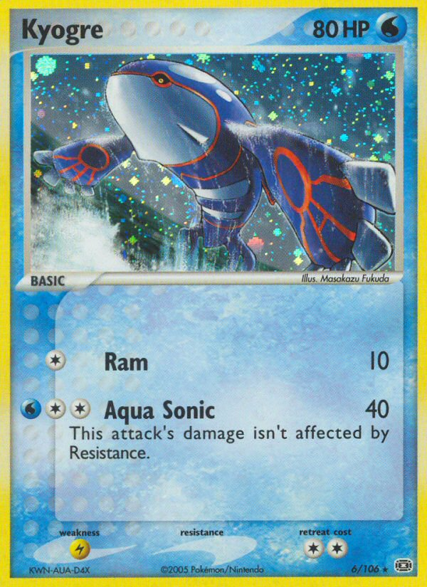 Kyogre 6 / 106