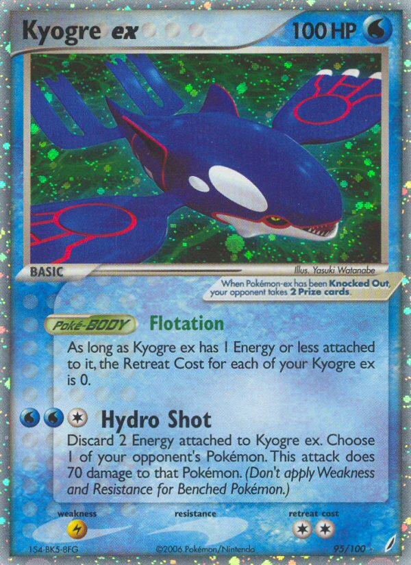 Kyogre ex 95 / 100