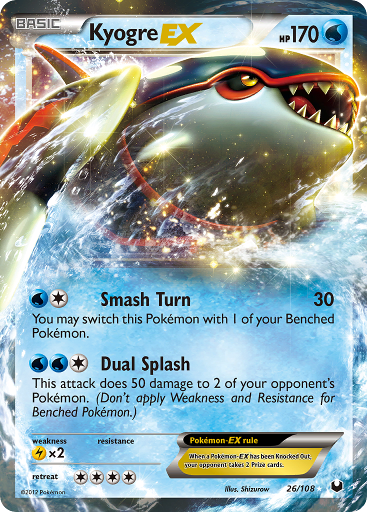 Kyogre-EX 26 / 108